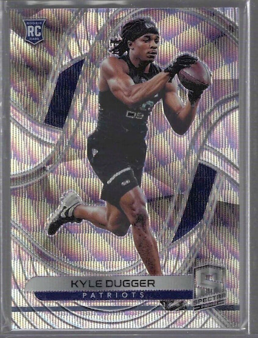 KYLE DUGGER 2020 PANINI SPECTRA SILVER WAVE PRIZM ROOKIE RC #D 04/10