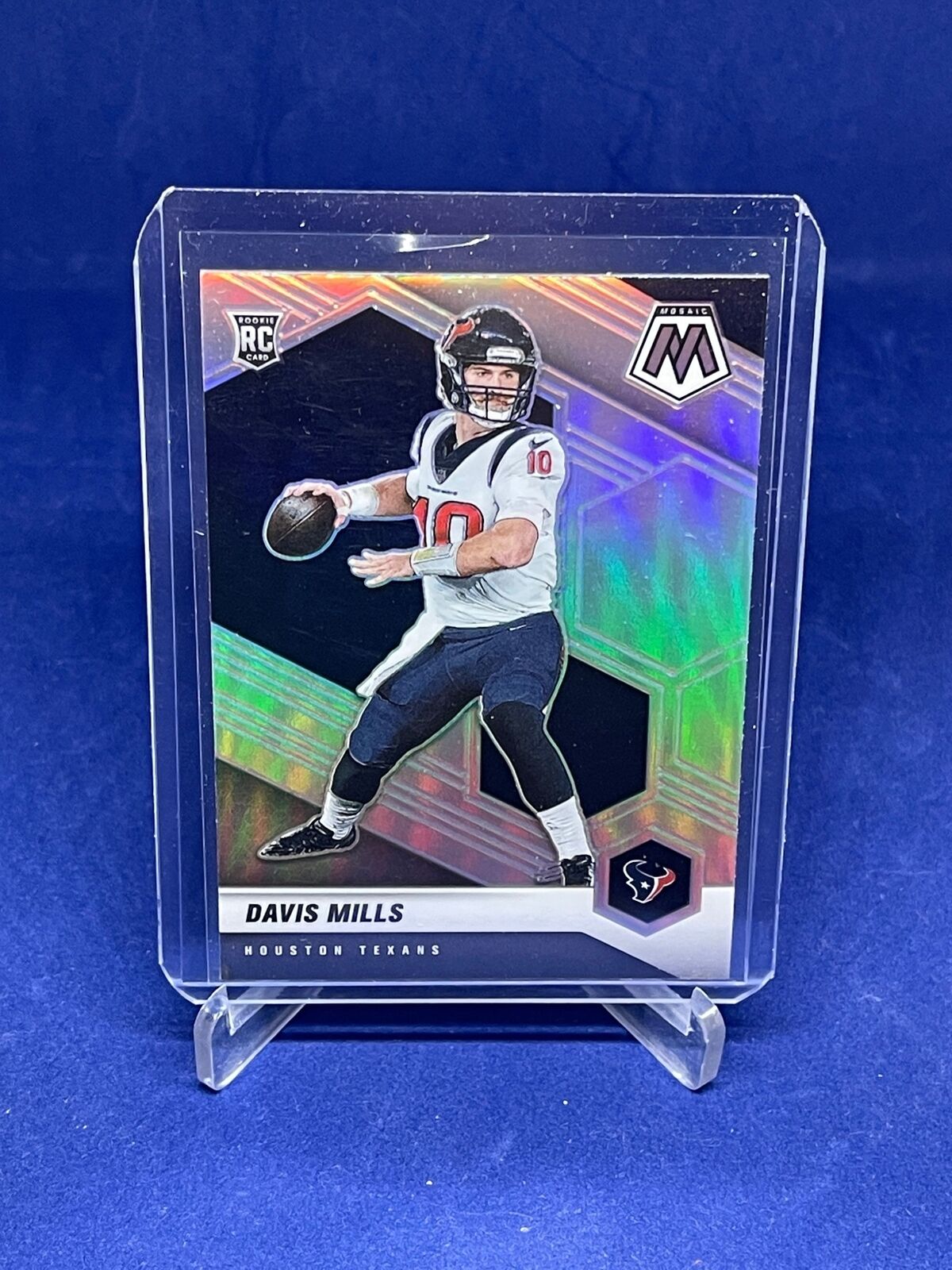 DAVIS MILLS 2021 PANINI MOSAIC SILVER PRIZM ROOKIE RC #322