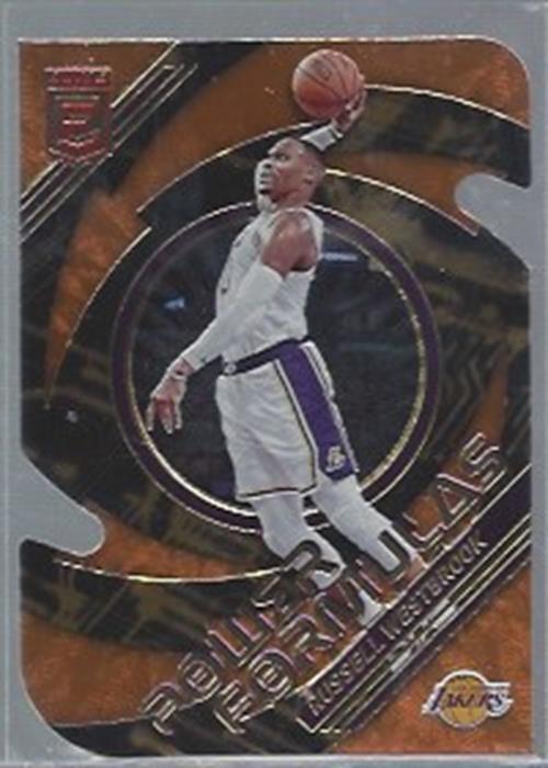 RUSSELL WESTBROOK 2021-22 PANINI ELITE POWER FORMULAS ORANGE SP #30