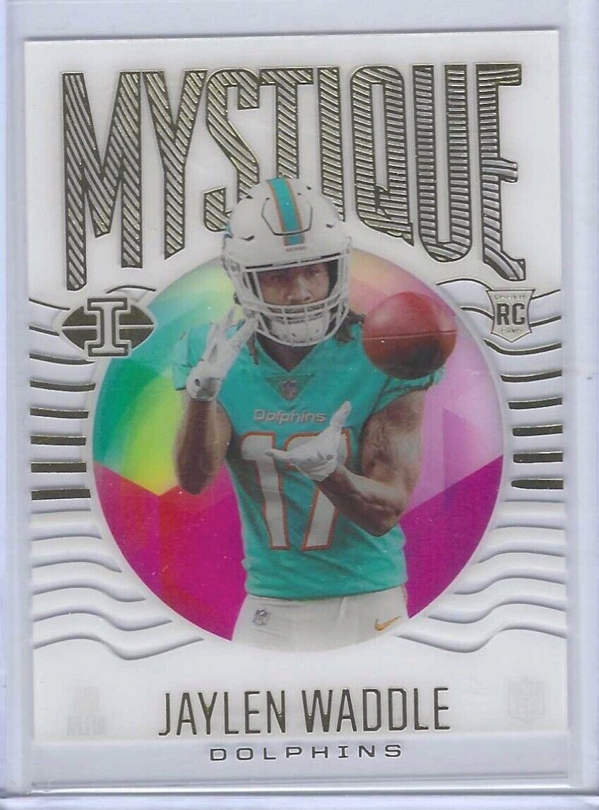 JAYLEN WADDLE 2021 PANINI ILLUSIONS MYSTIQUE ACETATE RC #MY-8