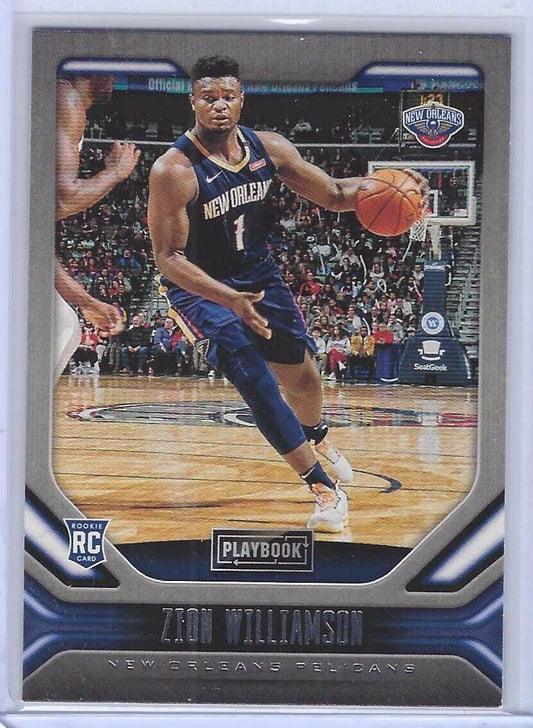 ZION WILLIAMSON 2019 PANINI CHRONICLES PLAYBOOK ROOKIE RC #169