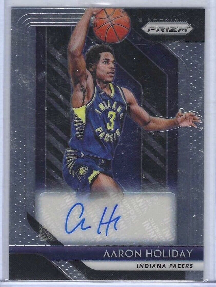 AARON HOLIDAY 2018-19 PANINI PRIZM ROOKIE AUTO RC #RS-AHD