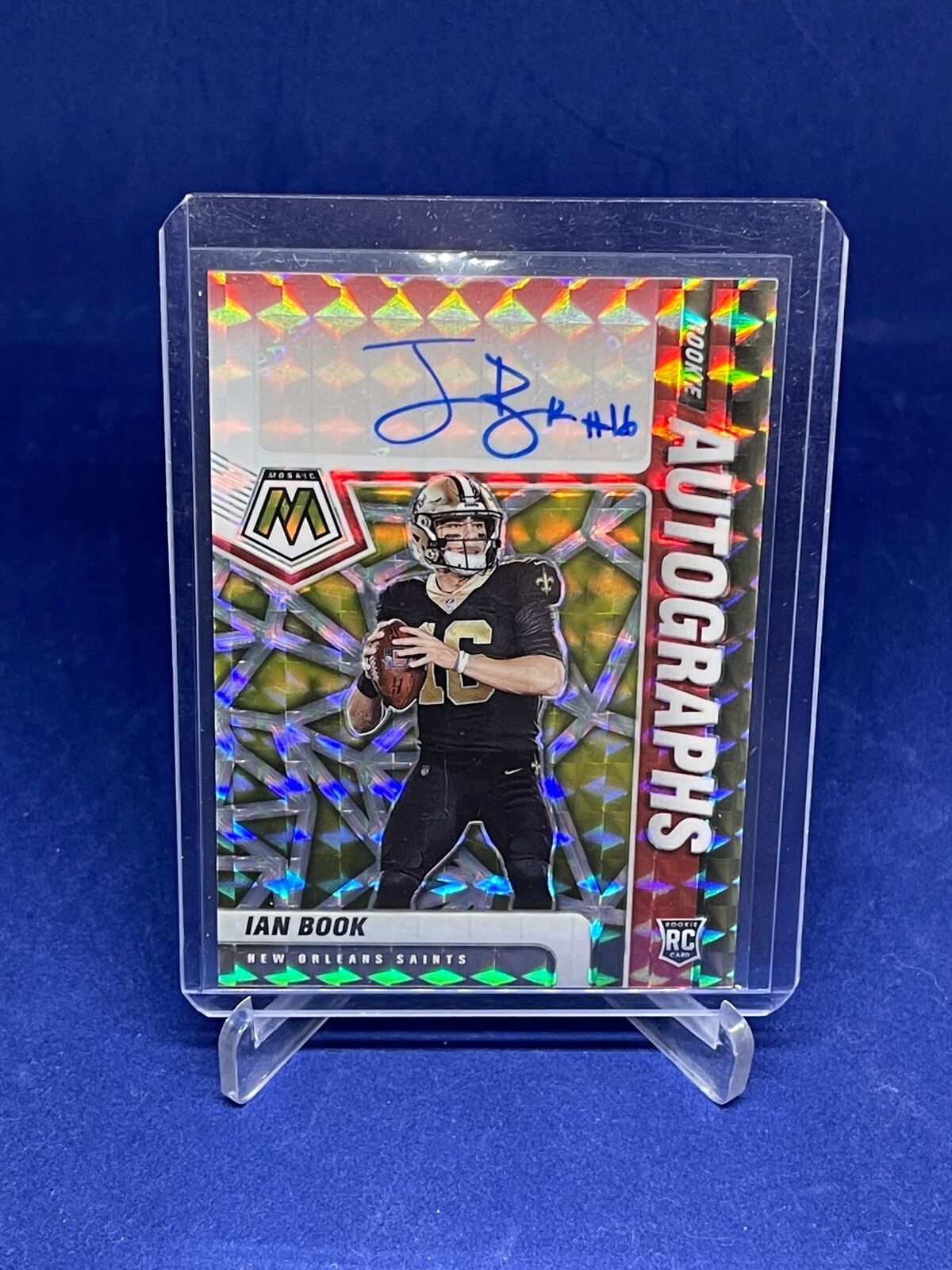 IAN BOOK 2021 PANINI MOSAIC CHOICE AUTOGRAPHS PRIZM AUTO ROOKIE RC