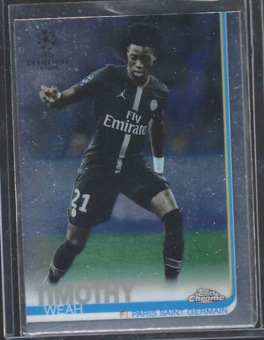 TIMOTHY WEAH 2018-19 TOPPS CHROME UEFA ROOKIE RC #92