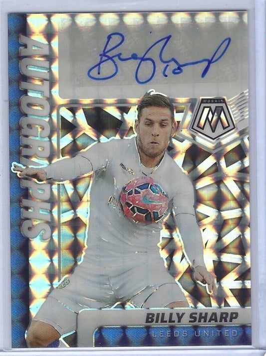 BILLY SHARP 2021-22 PANINI MOSAIC SILVER MOSAIC PRIZM AUTO #AM-BSH