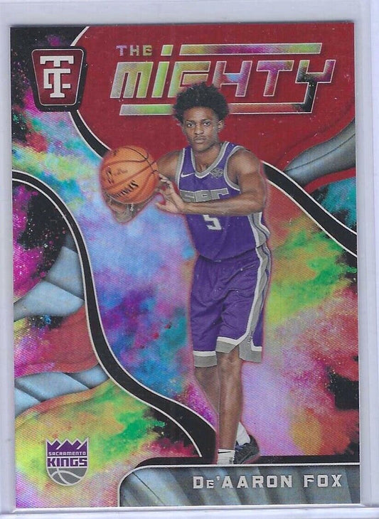 DE'AARON FOX 2017-18 PANINI TOTALLY CERTIFIED THE MIGHTY ROOKIE RC #19