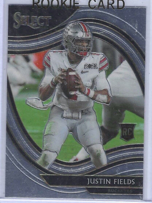 JUSTIN FIELDS 2021 PANINI CHRONICLES SELECT FIELD LEVEL RC #259