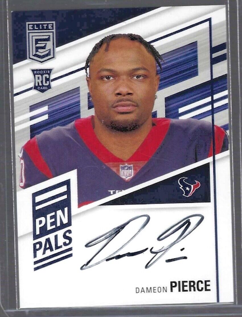 DAMEON PIERCE 2022 PANINI DONRUSS ELITE PEN PALS ROOKIE AUTO RC #PP-DP