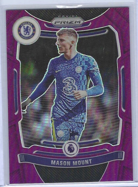 MASON MOUNT 2021-22 PANINI PRIZM EPL PURPLE PRIZM #D /99