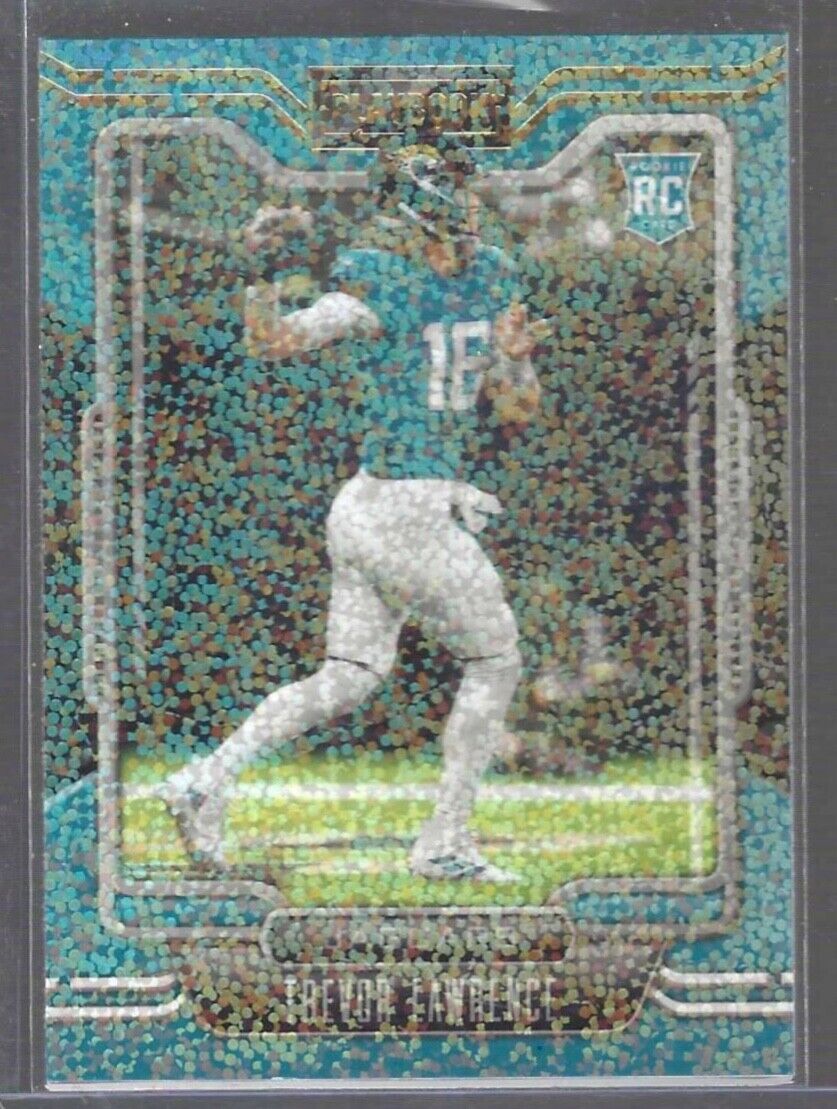 TREVOR LAWRENCE 2021 PANINI PLAYBOOK DOTS SPECKLE FOIL ROOKIE RC #101