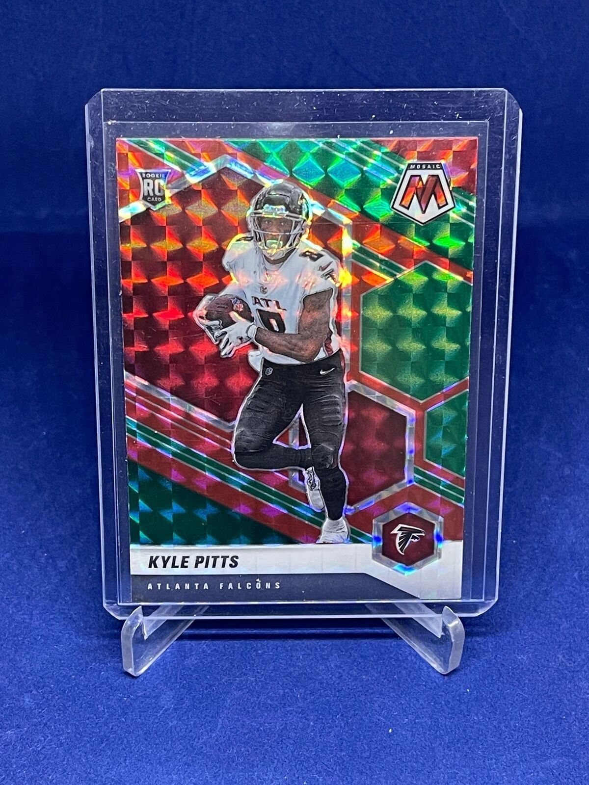 KYLE PITTS 2021 PANINI MOSAIC CHOICE RED GREEN PRIZM ROOKIE RC #311