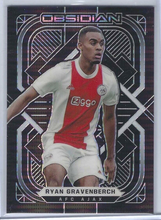RYAN GRAVENBERCH 2021-22 PANINI OBSIDIAN WHITE PULSAR ETCH #D 03/11