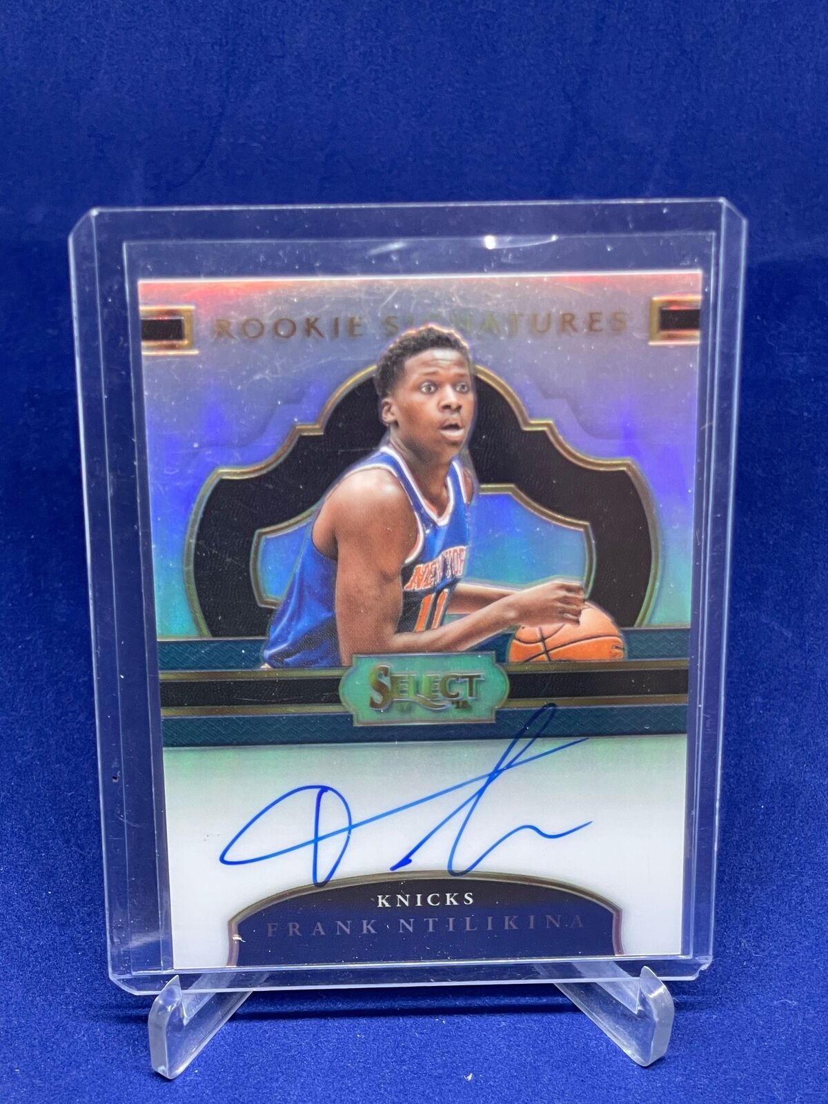 FRANK NTILIKINA 2017-18 PANINI SELECT ROOKIE SIGNATURES PRIZM AUTO RC #D 52/199