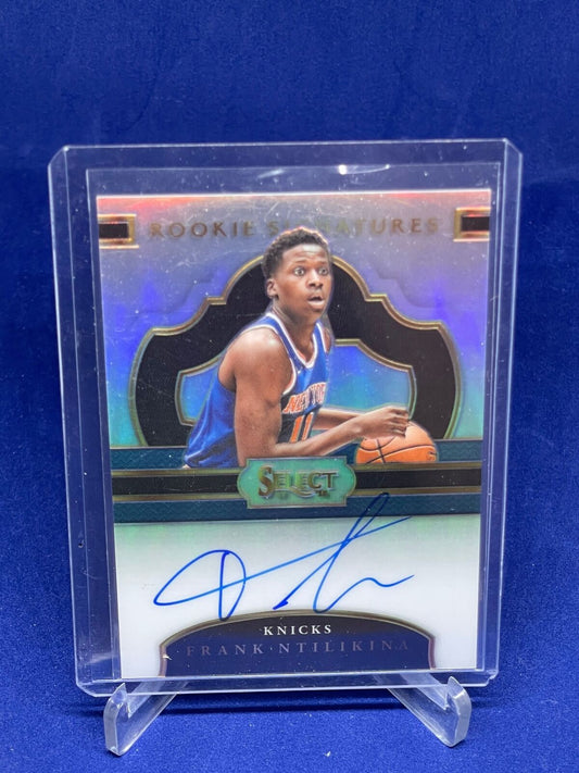 FRANK NTILIKINA 2017-18 PANINI SELECT ROOKIE SIGNATURES PRIZM AUTO RC #D 52/199