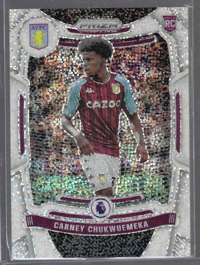 CARNEY CHUKWUEMEKA 2021-22 PANINI PRIZM EPL WHITE SPARKLE PRIZM RC #134