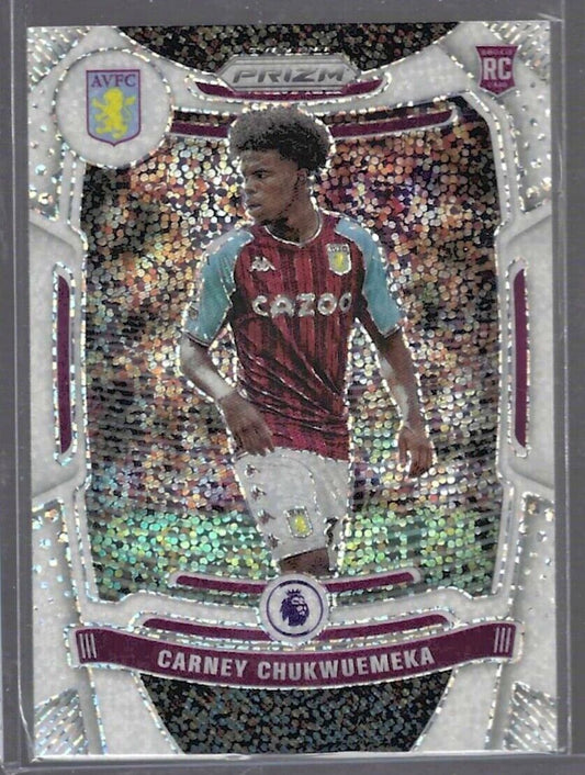 CARNEY CHUKWUEMEKA 2021-22 PANINI PRIZM EPL WHITE SPARKLE PRIZM RC #134