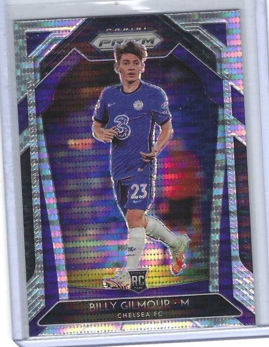 BILLY GILMOUR 2020-21 PANINI PRIZM EPL SILVER PULSAR BREAKAWAY ROOKIE RC #213