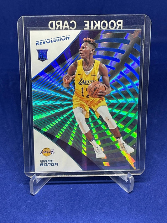 ISAAC BONGA 2018-19 PANINI REVOLUTION SUNBURST ROOKIE RC #D 46/75