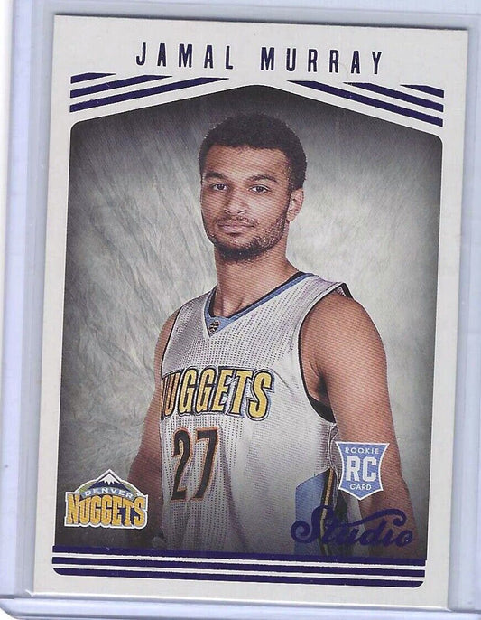 JAMAL MURRAY 2016 PANINI STUDIO BLUE ROOKIE RC #186
