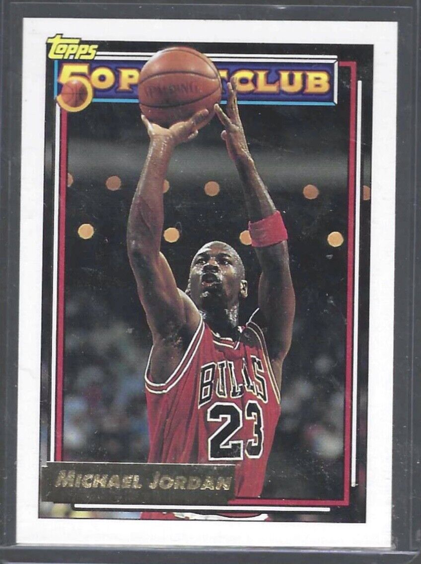 MICHAEL JORDAN 1993 TOPPS GOLD 50 POINT CLUB #205