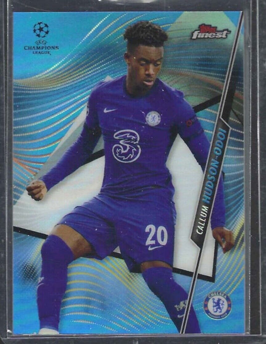 CALLUM HUDSON-ODOI 2020-21 TOPPS FINEST BLUE REFRACTOR #D 097/150