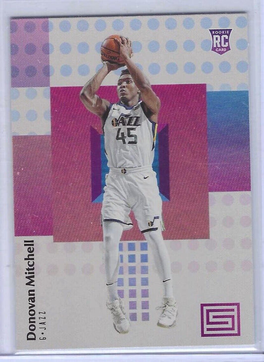 DONOVAN MITCHELL 2017-18 PANINI STATUS ROOKIE RC #122