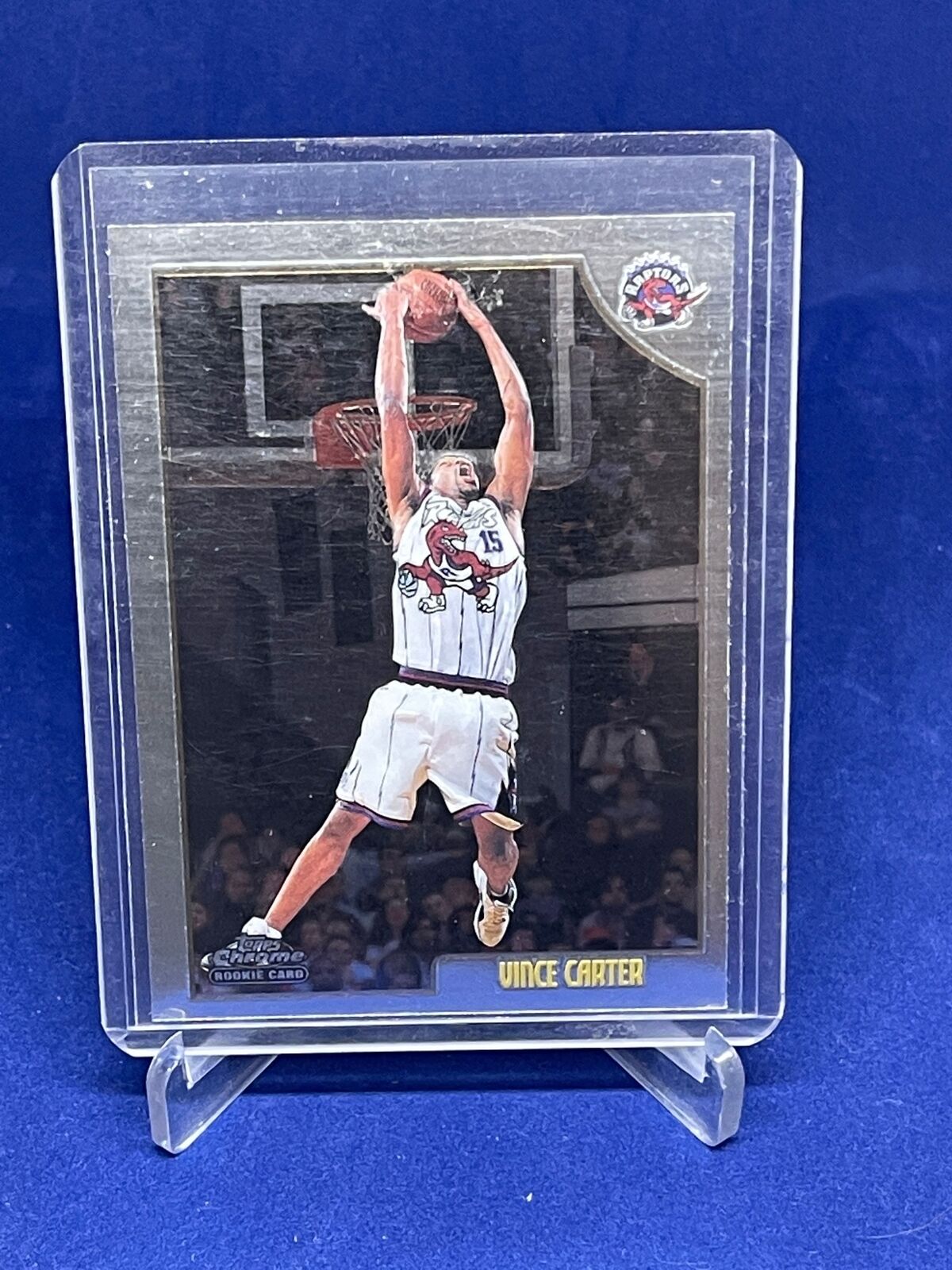 VINCE CARTER 1998-99 TOPPS CHROME ROOKIE RC #199