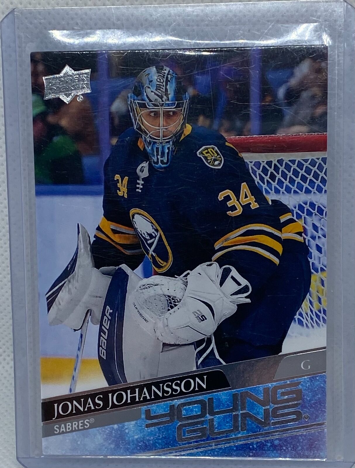 JONAS JOHANSSON 2020-21 UPPER DECK SERIES 1 YOUNG GUNS ROOKIE RC #228