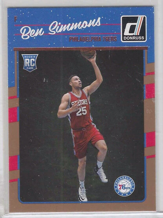 BEN SIMMONS 2016-17 PANINI DONRUSS TRUE ROOKIE RC #151