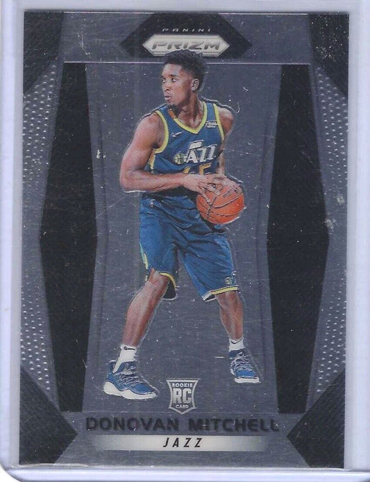 DONOVAN MITCHELL 2017-18 PANINI PRIZM ROOKIE RC #117