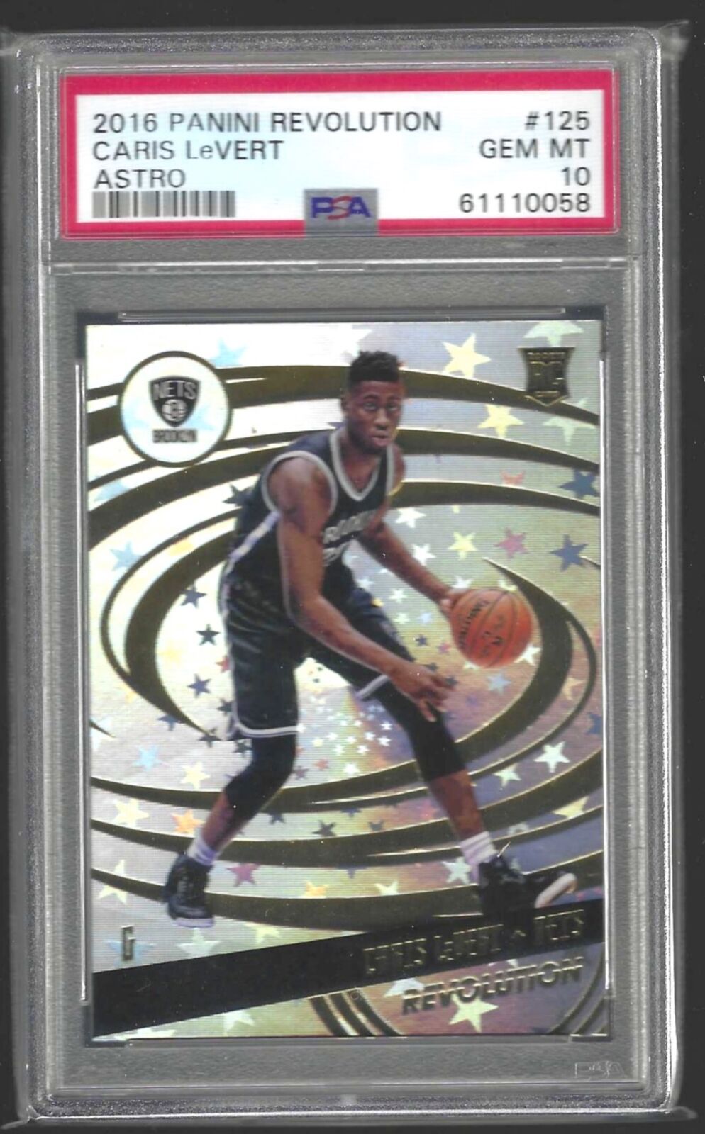 CARIS LEVERT 2016-17 PANINI REVOLUTION ASTRO ROOKIE RC #125 PSA 10 GEM POP 5
