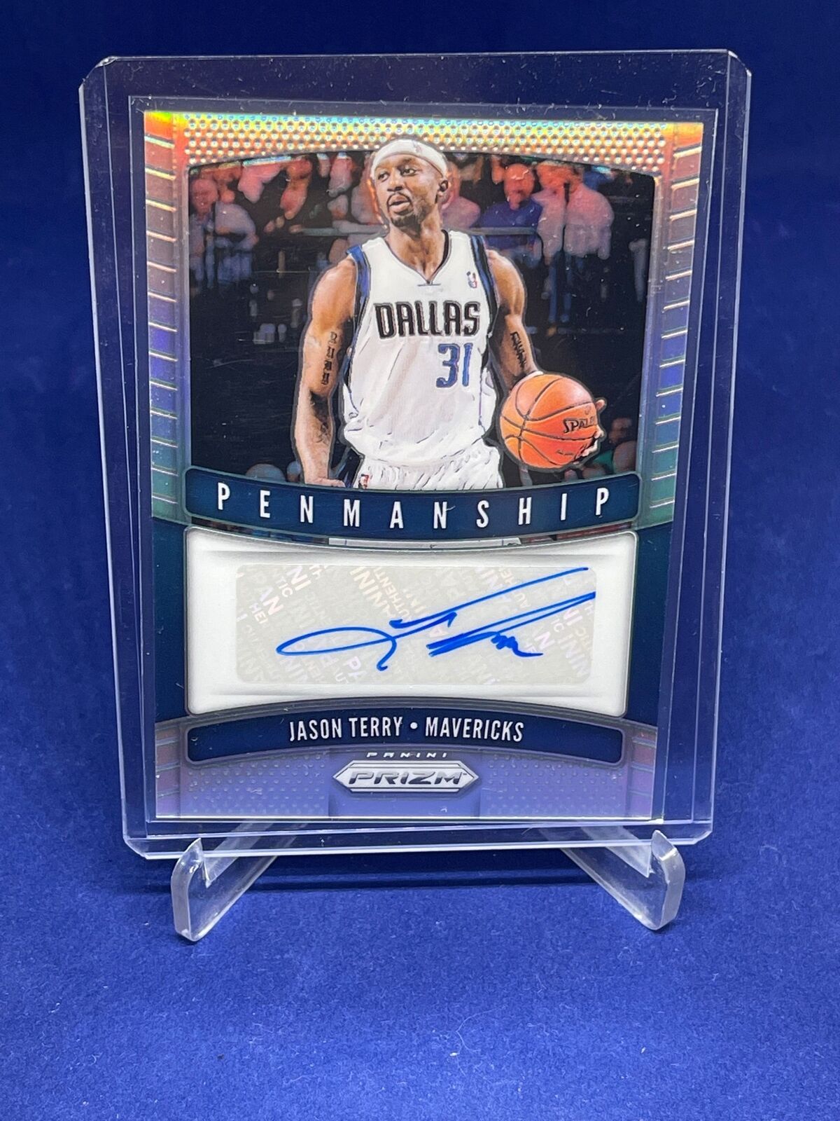 JASON TERRY 2019-20 PANINI PRIZM PENMANSHIP SILVER PRIZM AUTOGRAPH AUTO