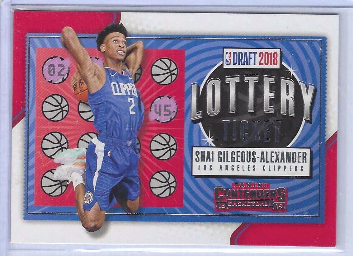 SHAI GILGEOUS-ALEXANDER 2018-19 PANINI CONTENDERS LOTTERY TICKET RC #11