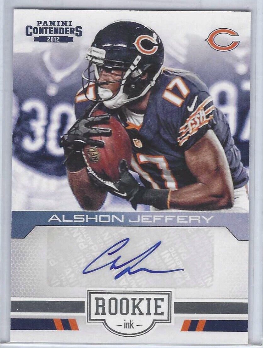 ALSHON JEFFERY 2012 PANINI CONTENDERS FOOTBALL ROOKIE INK AUTO RC #30