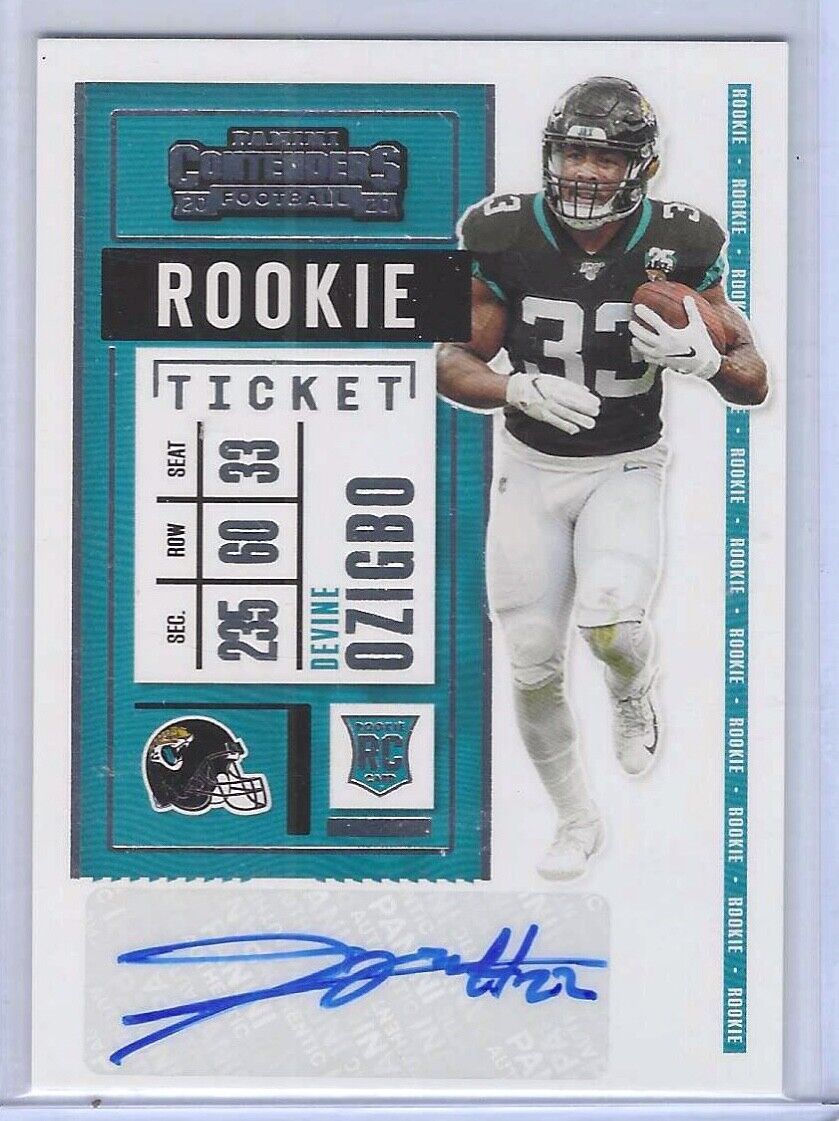 DEVINE OZIGBO 2020 PANINI CONTENDERS ROOKIE TICKET VARIATION AUTO RC #216