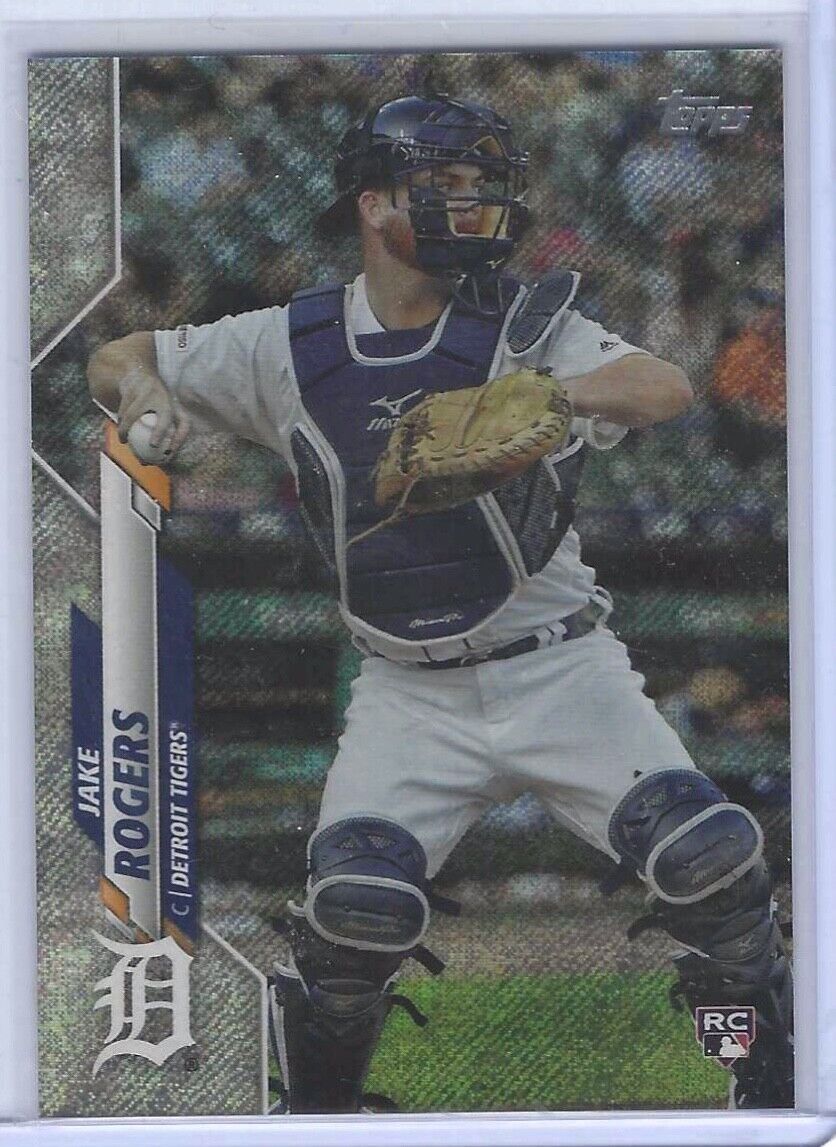 JAKE ROGERS 2020 TOPPS SERIES ONE FOILBOARD PARALLEL ROOKIE RC #D 073/264