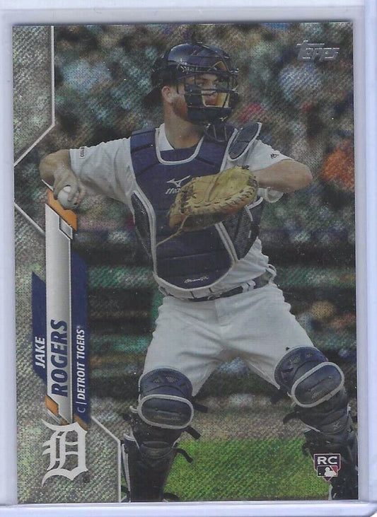 JAKE ROGERS 2020 TOPPS SERIES ONE FOILBOARD PARALLEL ROOKIE RC #D 073/264