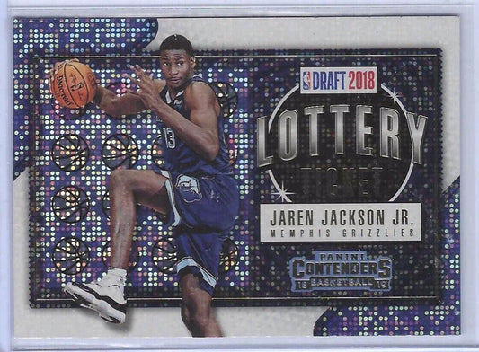 JAREN JACKSON JR 2018-19 PANINI CONTENDERS LOTTERY TICKET ROOKIE RC #4