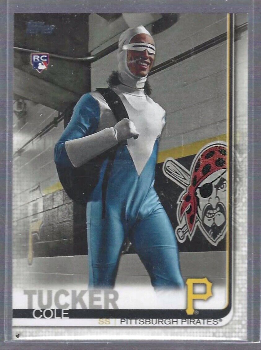COLE TUCKER 2019 TOPPS UPDATE SERIES SP PHOTO VARIATION RC #US197