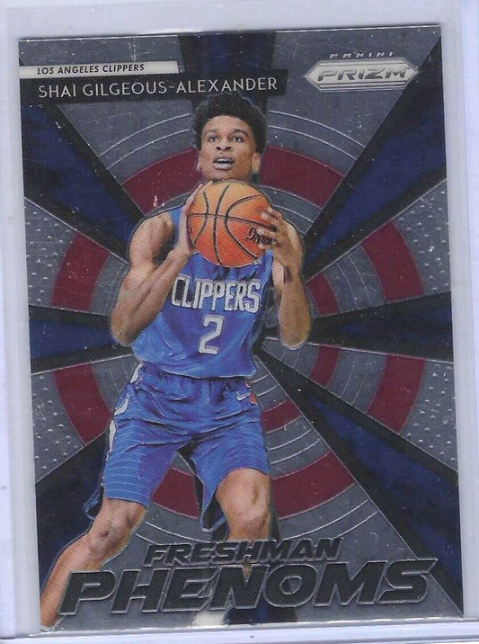 SHAI GILGEOUS-ALEXANDER 2018-19 PANINI PRIZM FRESHMAN PHENOMS ROOKIE RC #15