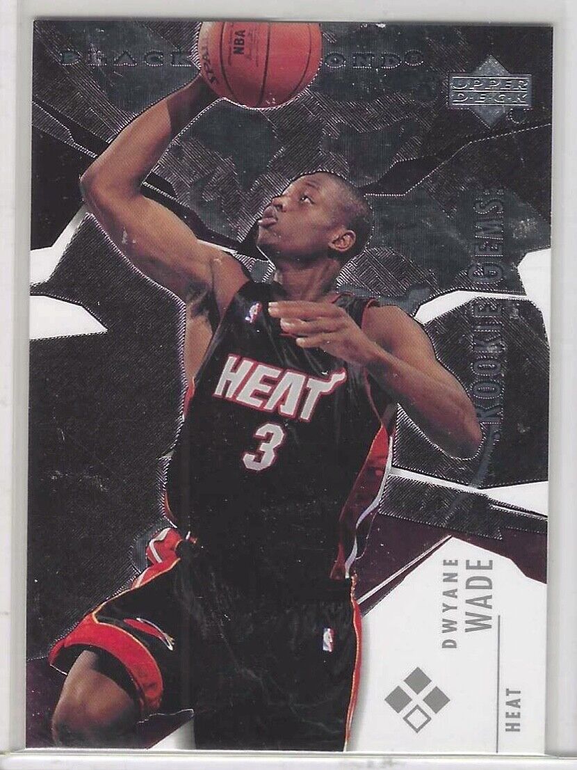 DWAYNE WADE 2003-04 UPPER DECK BLACK DIAMOND ROOKIE GEMS RC #148