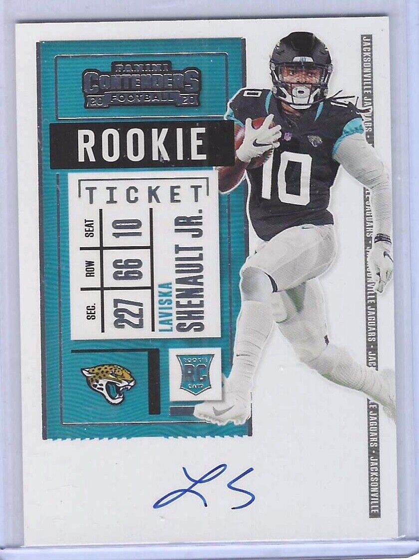 LAVISKA SHENAULT JR 2020 PANINI CONTENDERS ROOKIE TICKET ON CARD AUTO RC #117