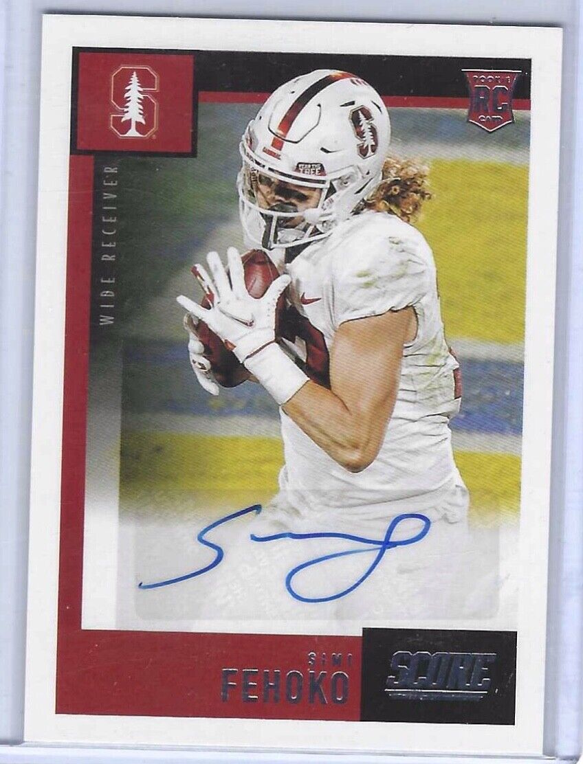 SIMI FEHOKO 2021 PANINI CHRONICLES DRAFT PICKS SCORE AUTO RC #SA-SFE