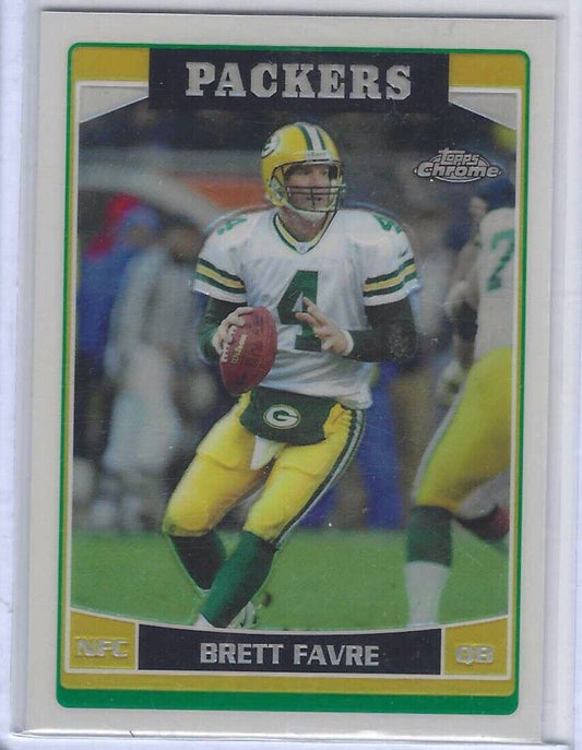 BRETT FAVRE 2006 TOPPS CHROME REFRACTOR #159