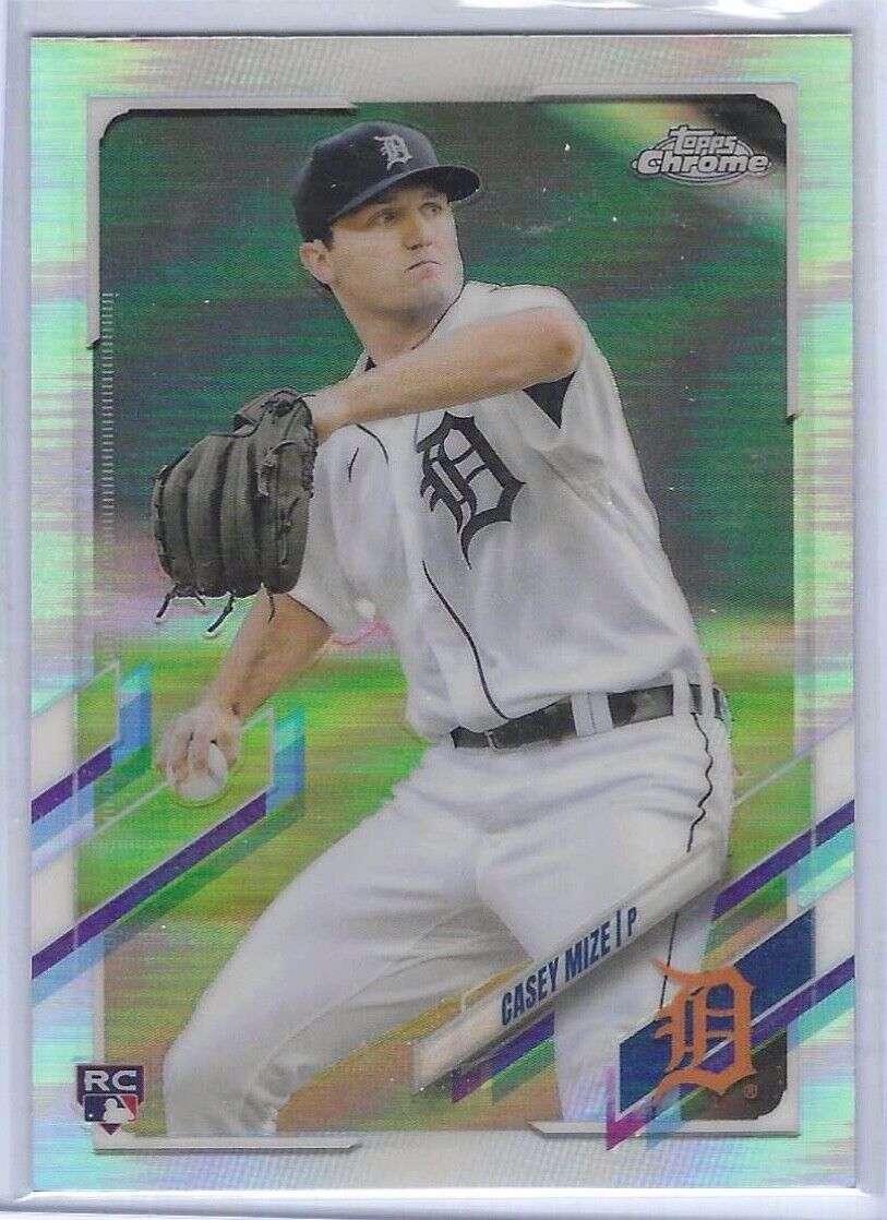 CASEY MIZE 2021 TOPPS CHROME SILVER REFRACTOR ROOKIE RC #4