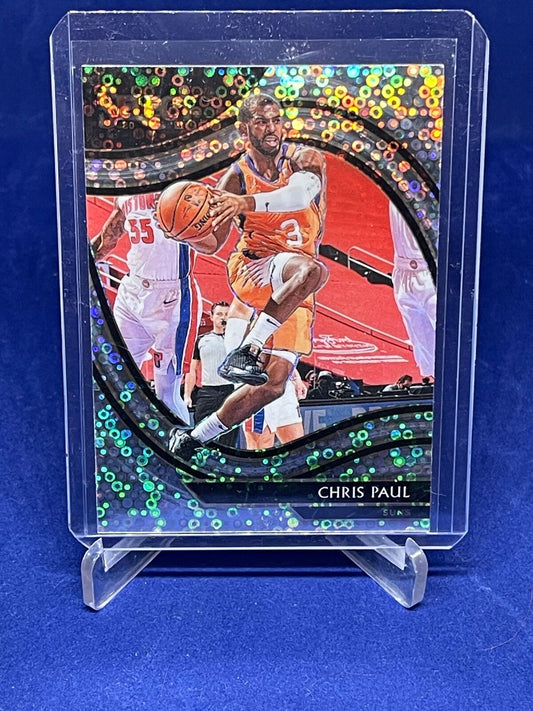 CHRIS PAUL 2020-21 PANINI SELECT COURTSIDE SILVER DISCO FAST BREAK PRIZM #209