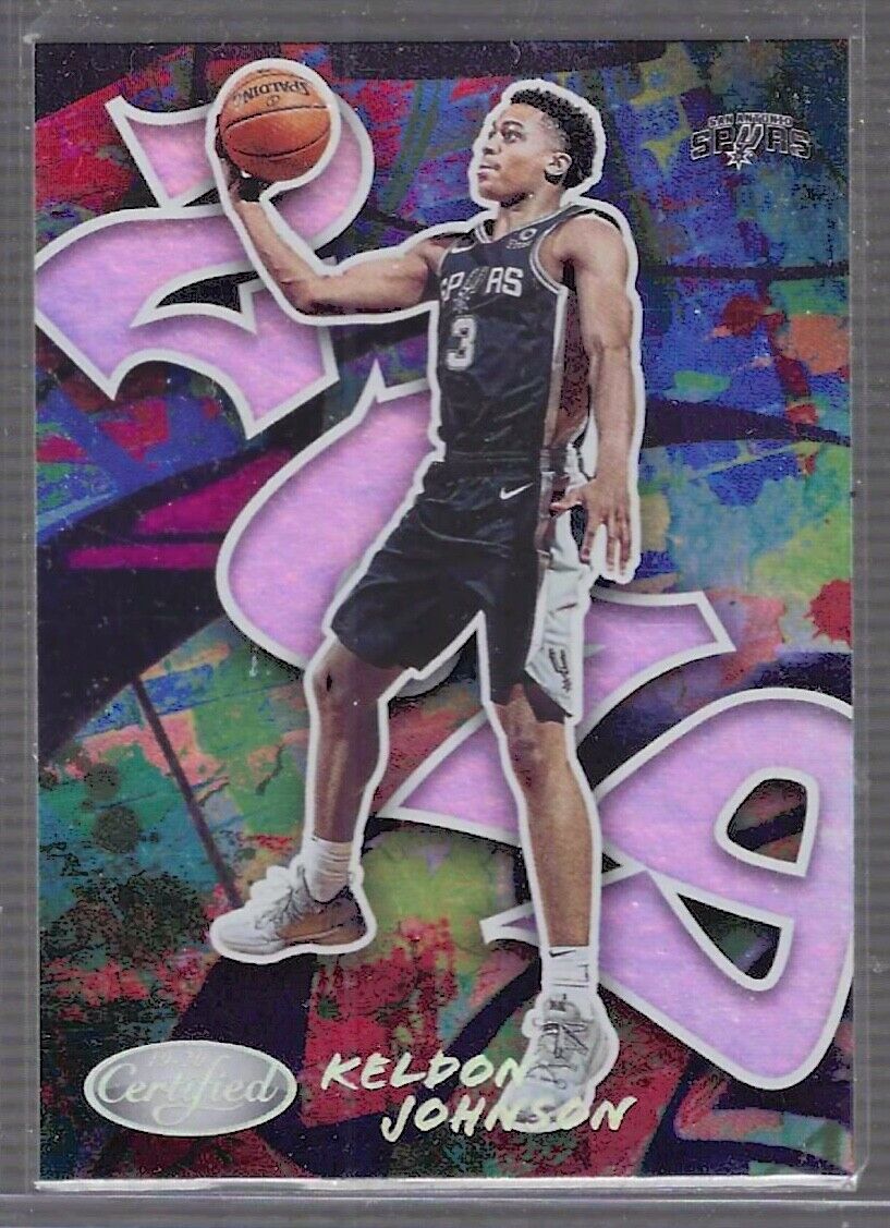 KELDON JOHNSON 2019-20 PANINI CERTIFIED GRAFFITI FOIL ROOKIE RC #2