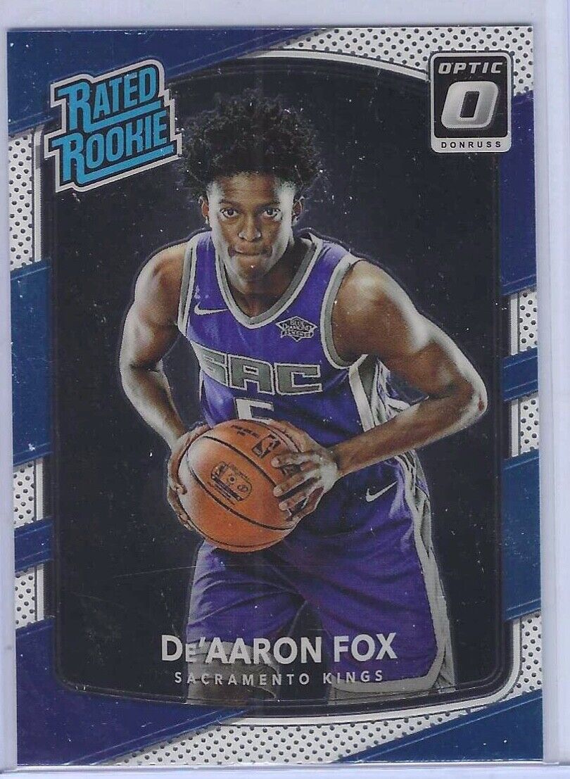 DE'AARON FOX 2017-18 PANINI DONRUSS OPTIC RATED ROOKIE RC #196
