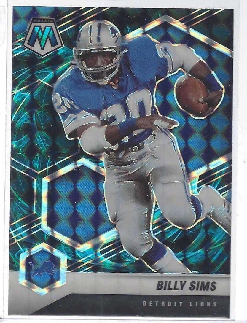 BILLY SIMS 2021 PANINI MOSAIC GENESIS PRIZM SP #76