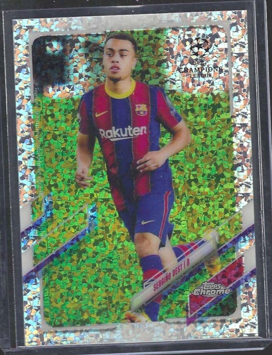 SERGINO DEST 2020-21 TOPPS CHROME MINI DIAMOND SPECKLE REFRACTOR RC #8